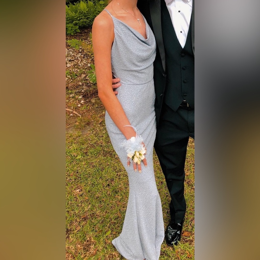 Windsor Silver Prom Dress